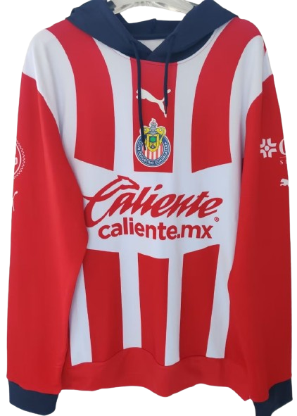 CHIVAS de Guadalajara training hoodie jacket winter coat sudadera chamarra invernal con capucha