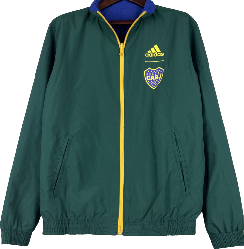 BOCA JUNIORS reversible windbreaker winter coat training jacket chaqueta campera cortavientos