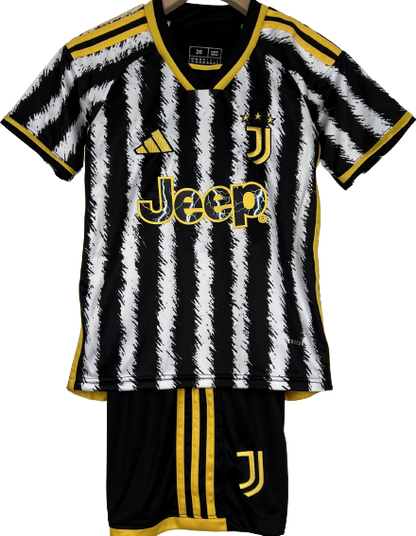 JUVENTUS 23/24 home kids jersey set shorts camiseta playera remera conjunto de niño local